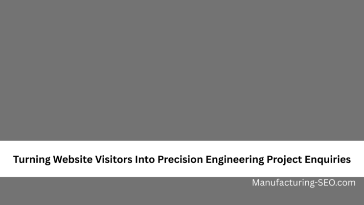 Turning Website Visitors Into Precision Engineering Project Enquiries